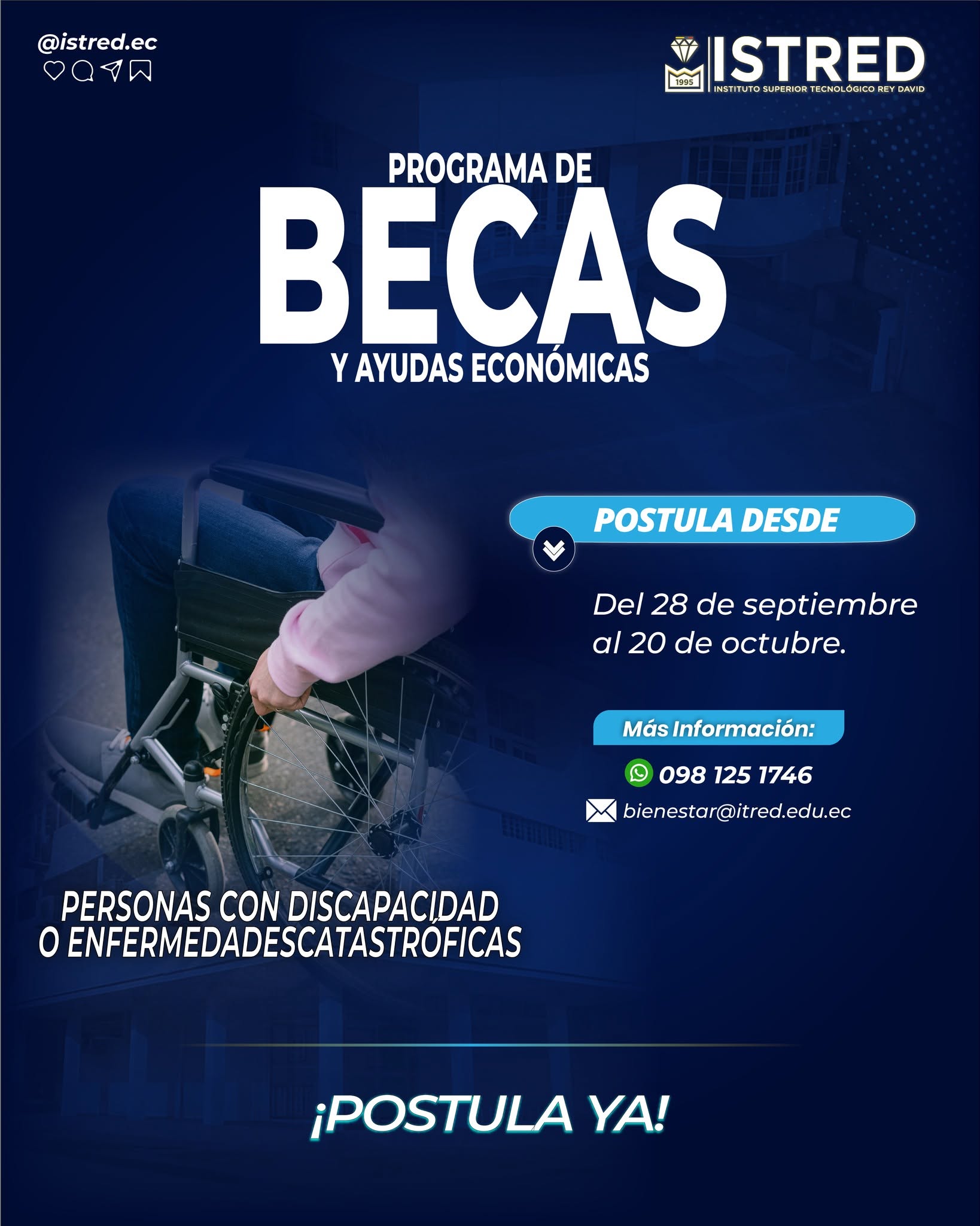 Beca para Personas con Discapacidad