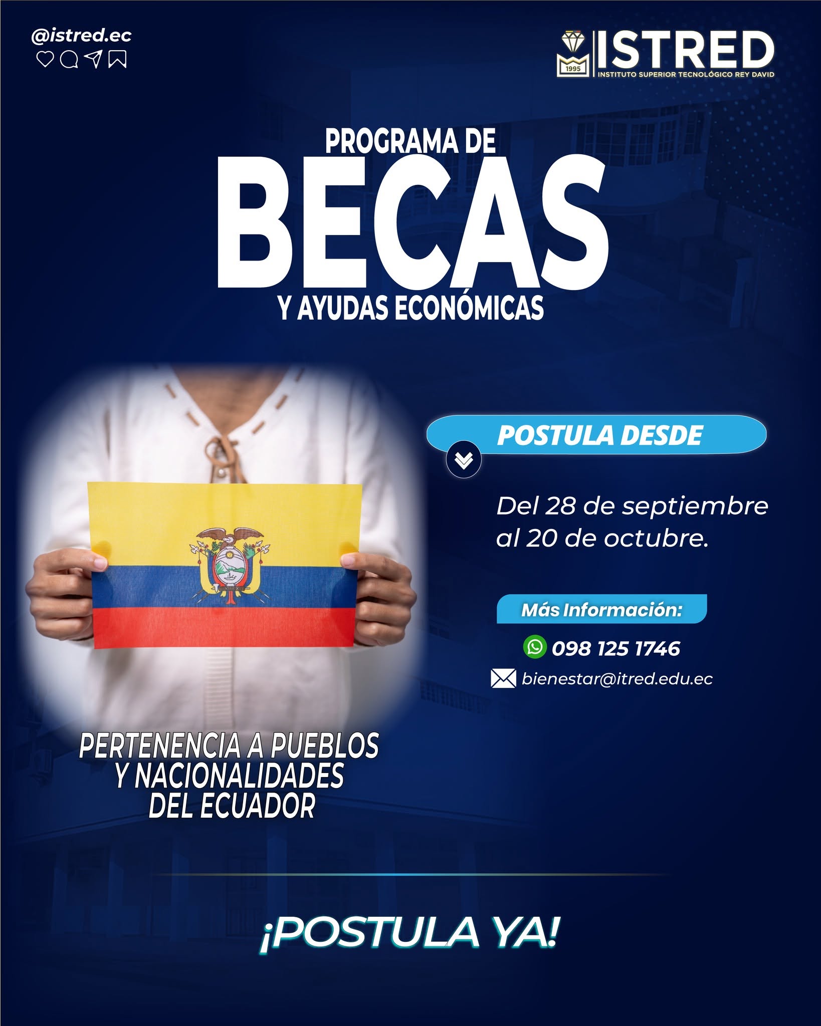 Beca para Pueblos del Ecuador